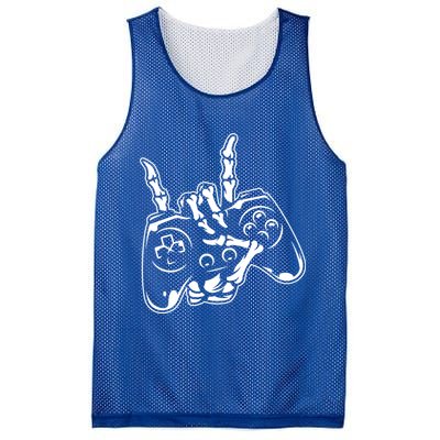 Videogame Controller Skeleton Hand Lazy Halloween Costume Gift Mesh Reversible Basketball Jersey Tank