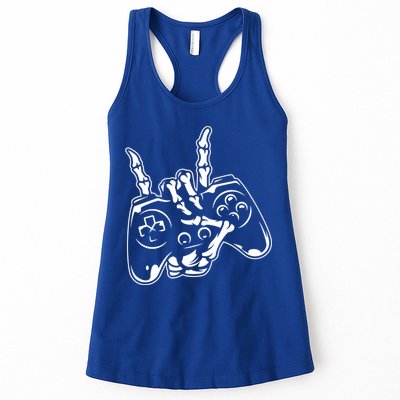 Videogame Controller Skeleton Hand Lazy Halloween Costume Gift Womens Tank Top