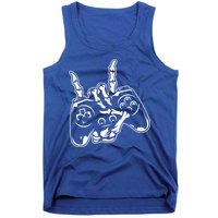 Videogame Controller Skeleton Hand Lazy Halloween Costume Gift Tank Top