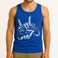 Videogame Controller Skeleton Hand Lazy Halloween Costume Gift Tank Top