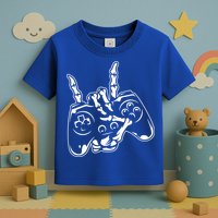 Videogame Controller Skeleton Hand Lazy Halloween Costume Gift Toddler T-Shirt