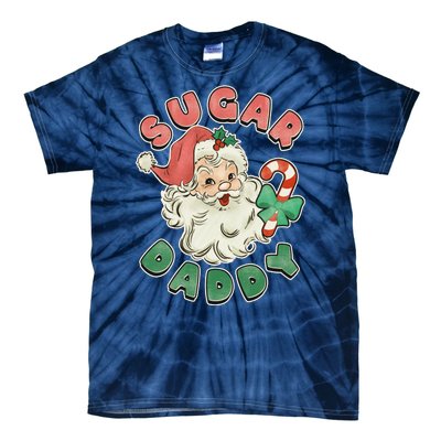 Vintage Christmas Sugar Daddy Santa Claus Tie-Dye T-Shirt