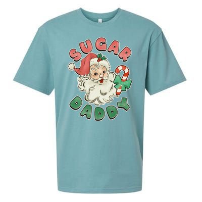 Vintage Christmas Sugar Daddy Santa Claus Sueded Cloud Jersey T-Shirt