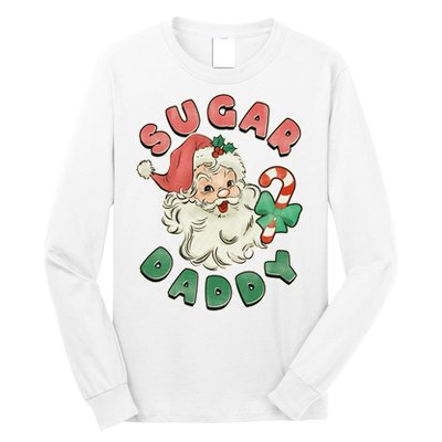 Vintage Christmas Sugar Daddy Santa Claus Long Sleeve Shirt