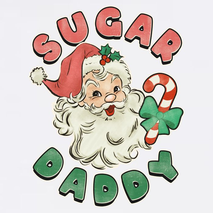 Vintage Christmas Sugar Daddy Santa Claus Mug