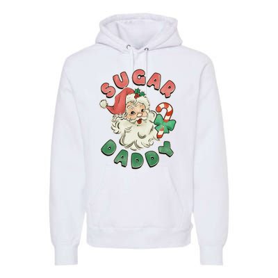 Vintage Christmas Sugar Daddy Santa Claus Premium Hoodie