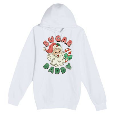 Vintage Christmas Sugar Daddy Santa Claus Premium Pullover Hoodie