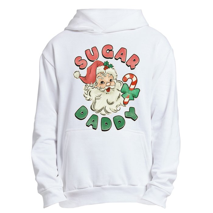 Vintage Christmas Sugar Daddy Santa Claus Urban Pullover Hoodie