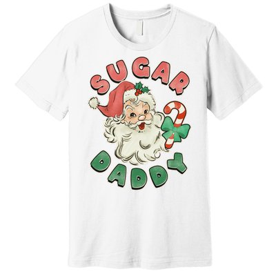 Vintage Christmas Sugar Daddy Santa Claus Premium T-Shirt