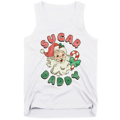 Vintage Christmas Sugar Daddy Santa Claus Tank Top