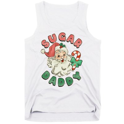 Vintage Christmas Sugar Daddy Santa Claus Tank Top