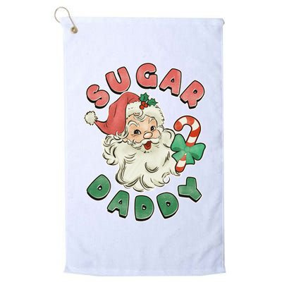 Vintage Christmas Sugar Daddy Santa Claus Golf Towel