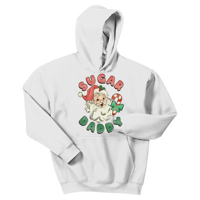 Vintage Christmas Sugar Daddy Santa Claus Kids Hoodie