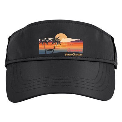 Vintage Columbia South Carolina Beach Adult Drive Performance Visor