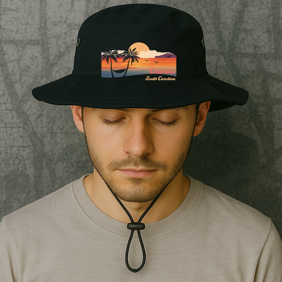 Vintage Columbia South Carolina Beach Bucket Hat