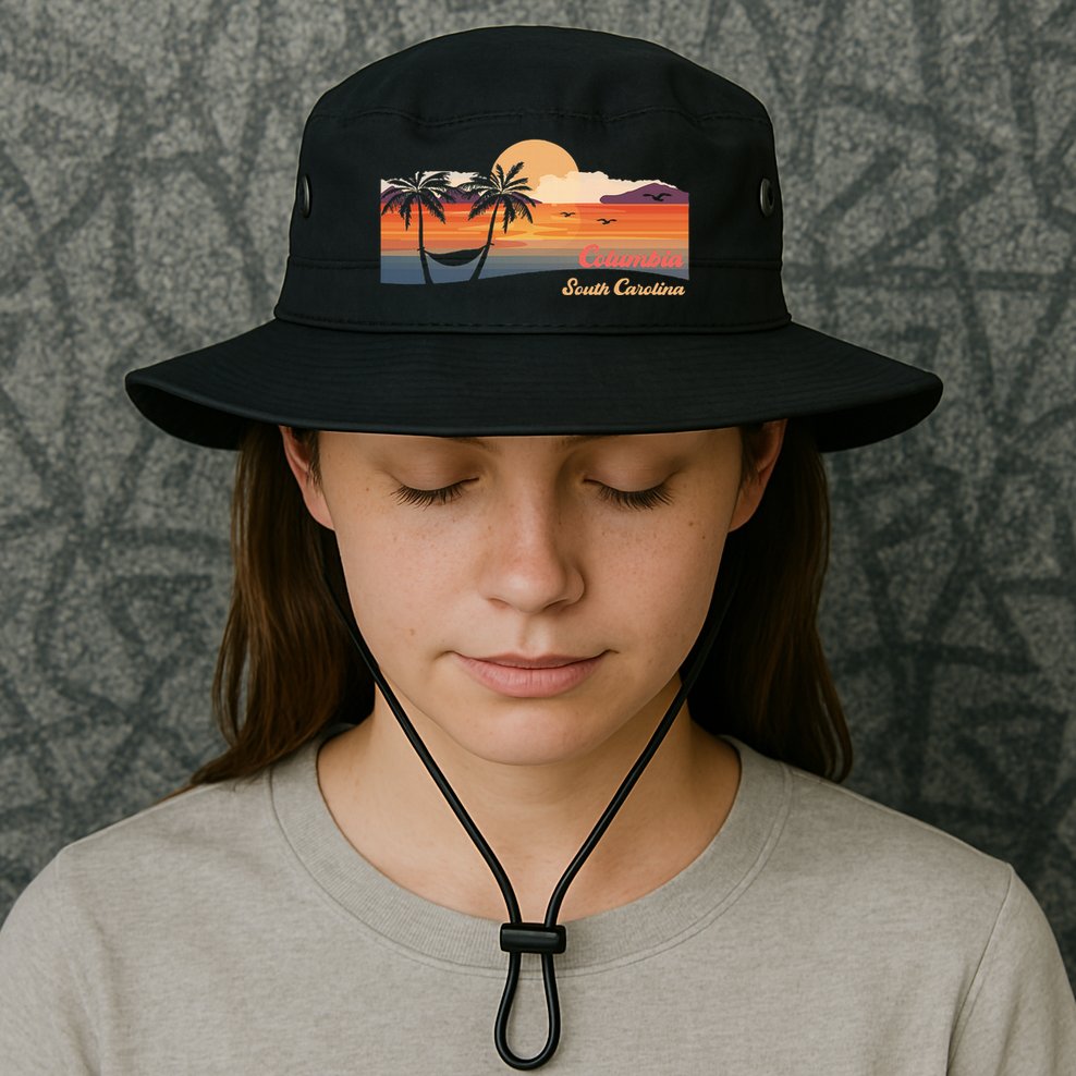 Vintage Columbia South Carolina Beach Bucket Hat