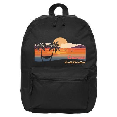 Vintage Columbia South Carolina Beach 16 in Basic Backpack
