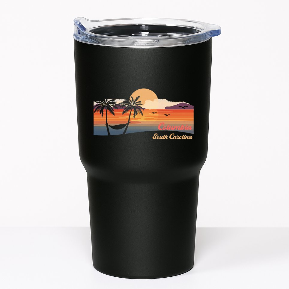 Vintage Columbia South Carolina Beach Tumbler