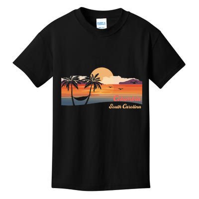 Vintage Columbia South Carolina Beach Kids T-Shirt