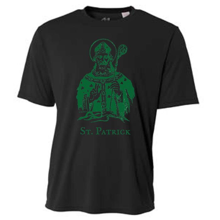 Vintage Catholic Saint Patrick's Day Awesome Costume Cooling Performance Crew T-Shirt