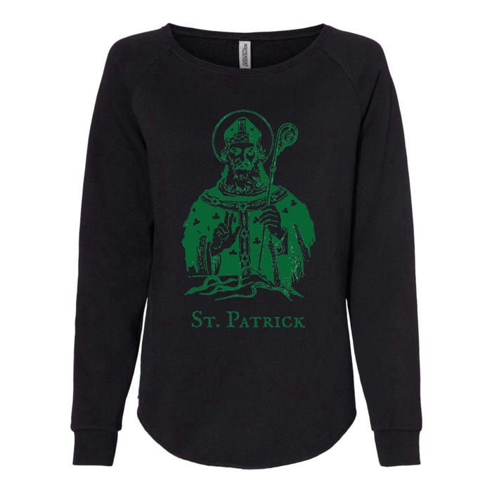 Vintage Catholic Saint Patrick's Day Awesome Costume Womens California Wash Sweatshirt