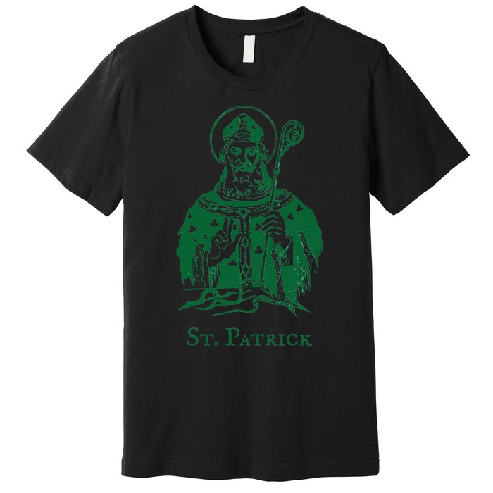 Vintage Catholic Saint Patrick's Day Awesome Costume Premium T-Shirt