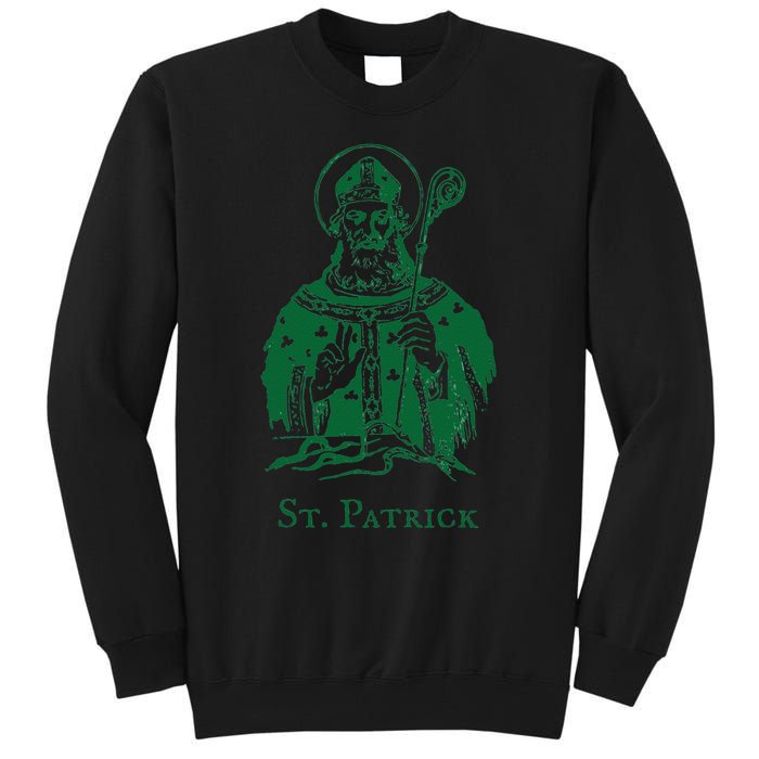 Vintage Catholic Saint Patrick's Day Awesome Costume Tall Sweatshirt