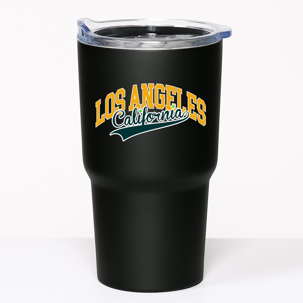 Vintage Collegiate Style Los Angeles California Tumbler
