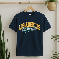 Vintage Collegiate Style Los Angeles California T-Shirt