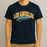 Vintage Collegiate Style Los Angeles California T-Shirt