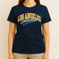Vintage Collegiate Style Los Angeles California T-Shirt