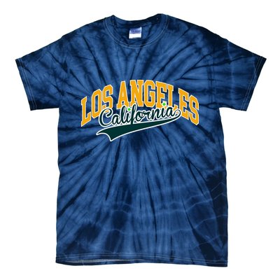 Vintage Collegiate Style Los Angeles California Tie-Dye T-Shirt