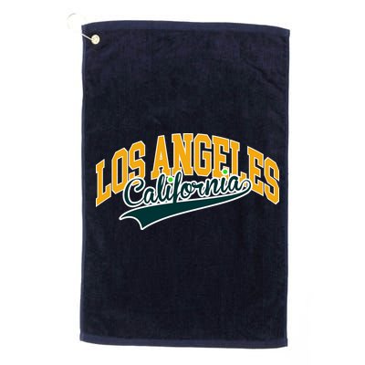 Vintage Collegiate Style Los Angeles California Golf Towel