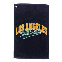 Vintage Collegiate Style Los Angeles California Golf Towel