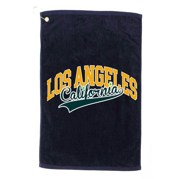 Vintage Collegiate Style Los Angeles California Golf Towel