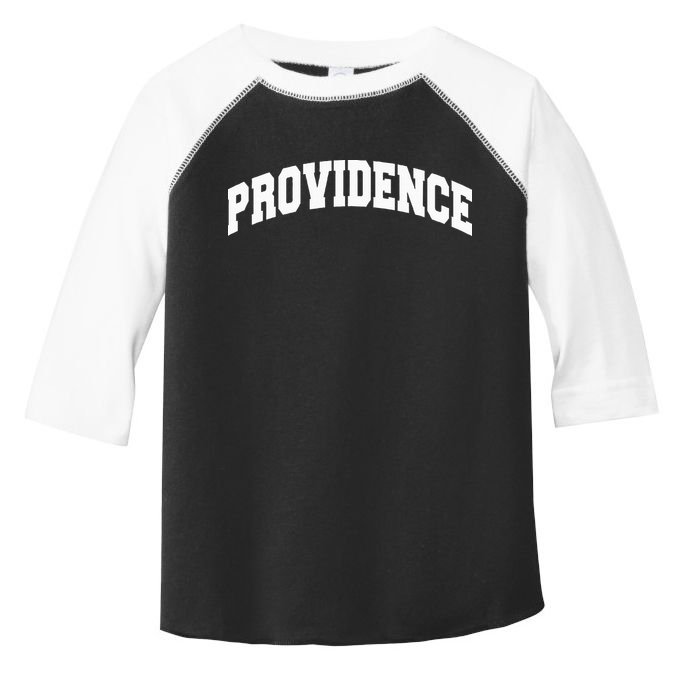 Varsity College Style Providence Rhode Island Toddler Fine Jersey T-Shirt