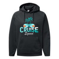 Vacation Cruise Squad Family Matching Cruise Trip Performance Fleece Hoodie