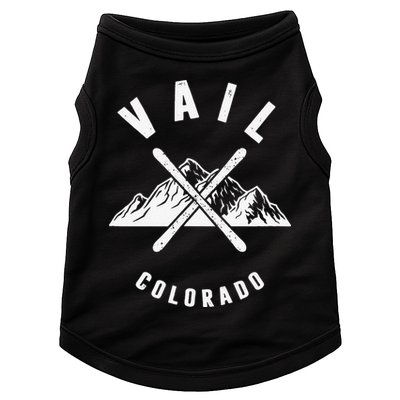 Vail Colorado Skiing Snowboarding Winter Ski Park Mountain Doggie Tank