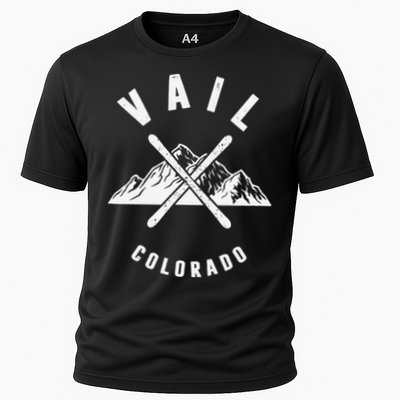 Vail Colorado Skiing Snowboarding Winter Ski Park Mountain Performance Shirt