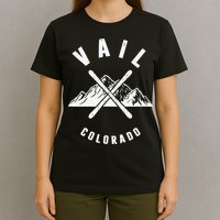 Vail Colorado Skiing Snowboarding Winter Ski Park Mountain T-Shirt