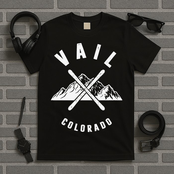 Vail Colorado Skiing Snowboarding Winter Ski Park Mountain T-Shirt