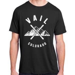 Vail Colorado Skiing Snowboarding Winter Ski Park Mountain Adult ChromaSoft Performance T-Shirt