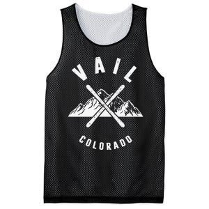 Vail Colorado Skiing Snowboarding Winter Ski Park Mountain Mesh Reversible Basketball Jersey Tank