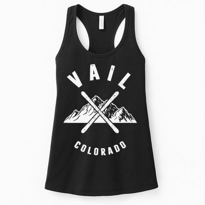 Vail Colorado Skiing Snowboarding Winter Ski Park Mountain Womens Tank Top