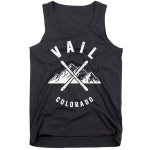 Vail Colorado Skiing Snowboarding Winter Ski Park Mountain Tank Top