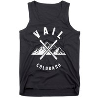 Vail Colorado Skiing Snowboarding Winter Ski Park Mountain Tank Top