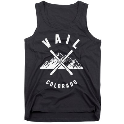 Vail Colorado Skiing Snowboarding Winter Ski Park Mountain Tank Top