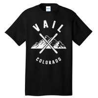 Vail Colorado Snowboarding Winter Ski Park Mountain Tall T-Shirt