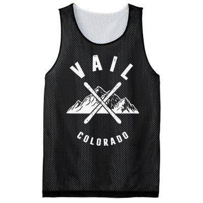 Vail Colorado Snowboarding Winter Ski Park Mountain Mesh Reversible Basketball Jersey Tank