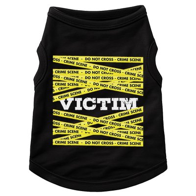 Victim Crime Scene Do No Cross True Crime Costume Doggie Tank